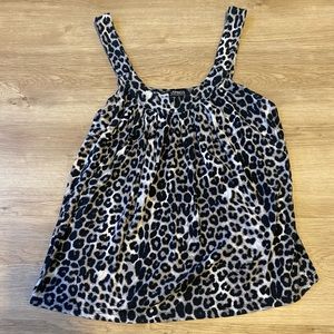 Cheetah print tank top